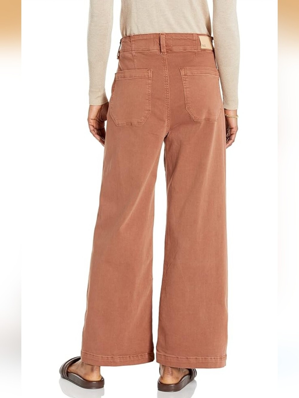 Paige Brooklyn Crop Wide Leg High Waisted Pants - Picture 2 of 7